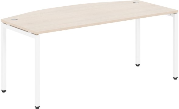 Стол руководителя XSET 189 Бук Тиара/Белый 1800х914х750 XTEN-S