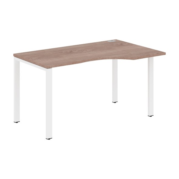 Стол эргономичный XS6CET 149(R) белый/антрацит 1400х900х750 XTEN-S60