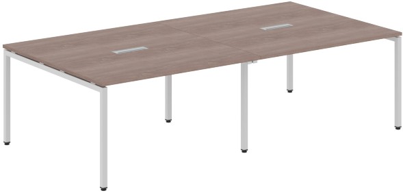 Конференц-стол XSCT 2714 Дуб Сонома/Алюминий 2764х1406х750 XTEN-S
