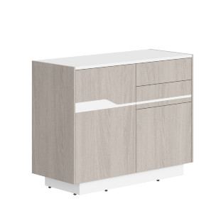 Тумба СФ-572102 Дуб светлый/Белый премиум 1030х430х814 LINE