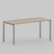 Стол Лофт 1400х600 на П-образных опорах, серый