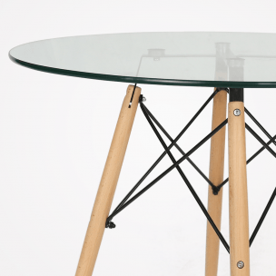 Стол DSW glass, d-80см