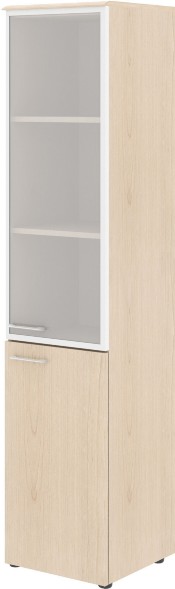 Шкаф колонка комбинированая (R) с топом WHC 42.7(R) Бук Тиара 432х432х1949 WAVE