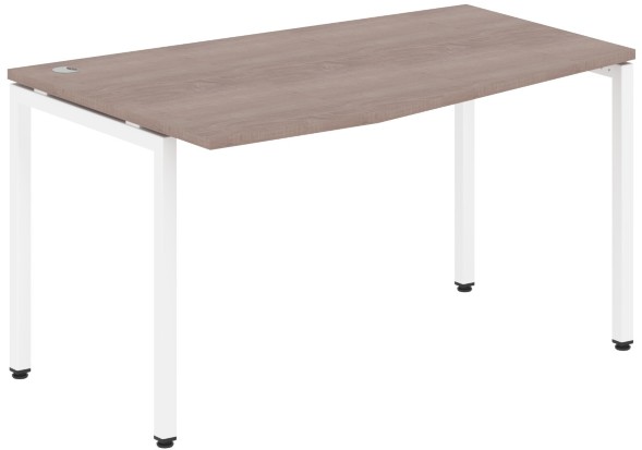 Стол эргономичный XSCT 149(L) Дуб Сонома/Белый 1400х900х750 XTEN-S