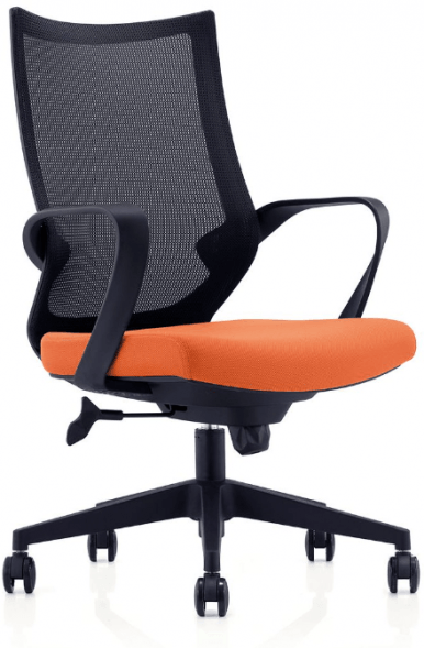 Кресло офисное Norden Спэйс LB чёрный пластик