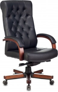 Кресло руководителя Бюрократ T-9928WALNUT