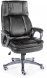 Кресло руководителя Мэдисон чёрная экокожа