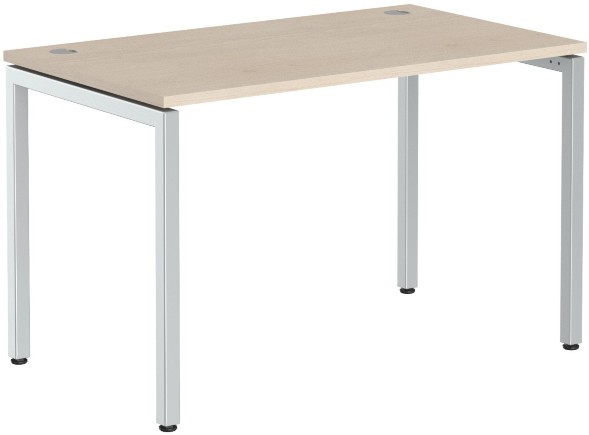 Стол прямой XSST 127 Бук Тиара/Алюминий 1200х700х750 XTEN-S