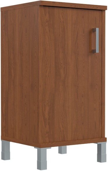 Шкаф-колонка низкая с глухой малой дверью B 411.2(L) Орех Гарда 475х450х920