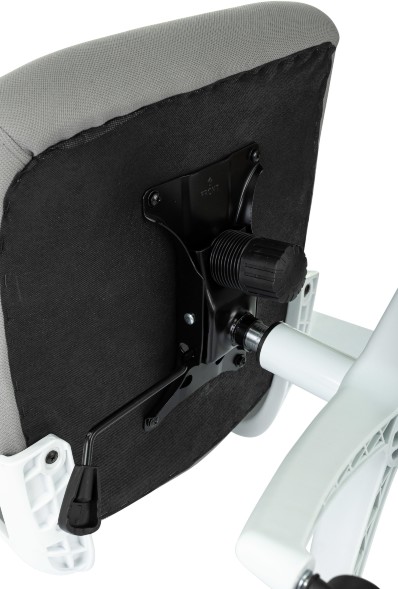 Кресло руководителя Бюрократ Sigma WH 1 серый сетка/ткань крестов. пластик пластик белый