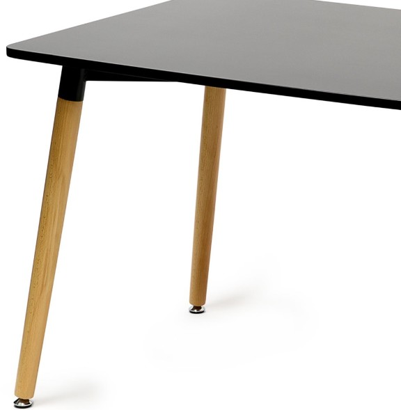 Стол Oslo Rectangle BK, 120х80 см