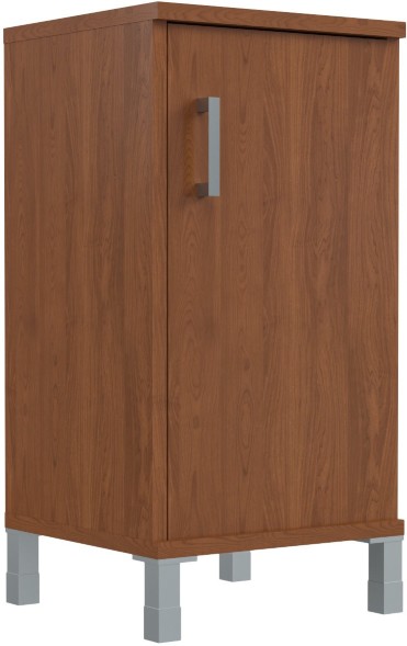 Шкаф-колонка низкая с глухой малой дверью B 411.2(R) Орех Гарда 475х450х920