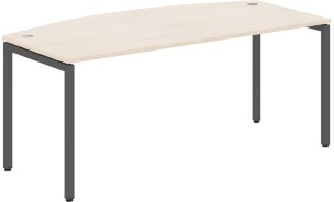 Стол руководителя XSET 189 Бук Тиара/Антрацит 1800х914х750 XTEN-S