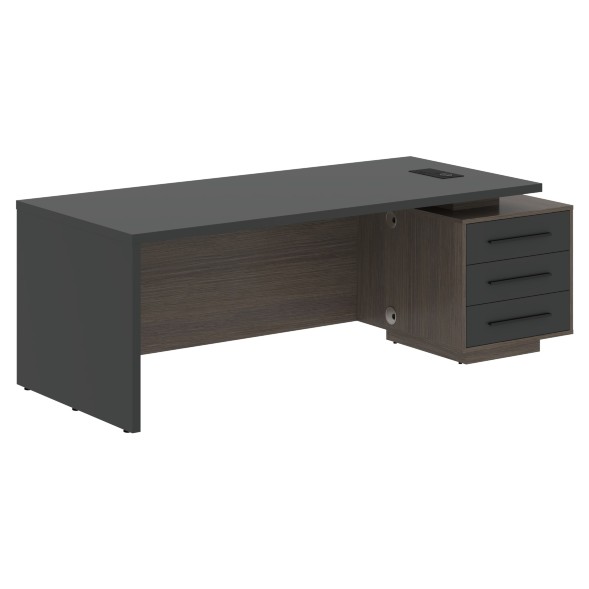 Стол руководителя с тумбой VCT 2290(R) 2200х900х750 VELION