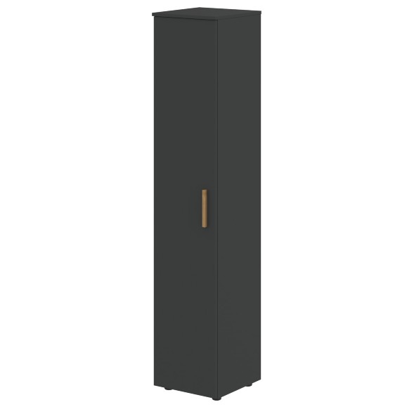 Шкаф колонка с глухой дверью и топом FHC 40.1 Белый премиум/Белый премиум 404х429х1983 FORTA